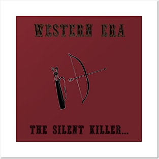 Western Slogan - The Silent Killer Posters and Art